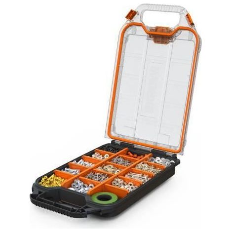 Demi-organisateur - WORX BY KETER - STACK N ROLL - 33 x 24 x 8 cm - Noir (1/3)