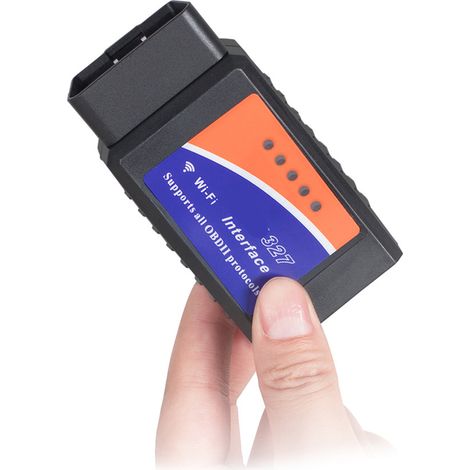 Interface ELM327 WiFi OBDii, outil de diagnostic OBD2 CAN pour iOS et Android (1/4)
