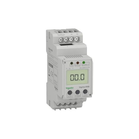 Relè di protezione corrente differenziale, VigiPacT RHB, tipo B, 30mA-3A, 100-250VAC/DC, montaggio su guida DIN - LV481010