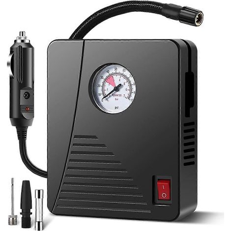Gonfleur de pneus portable, compresseur d'air, pompe à air pour pneus de voiture --- (1/5)