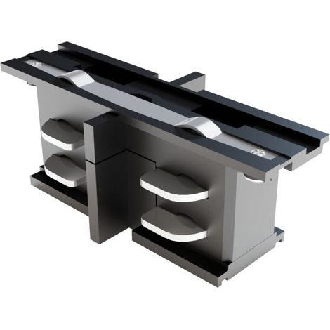 Connettore 2 Binari Plastica Colore Nero (1/2)