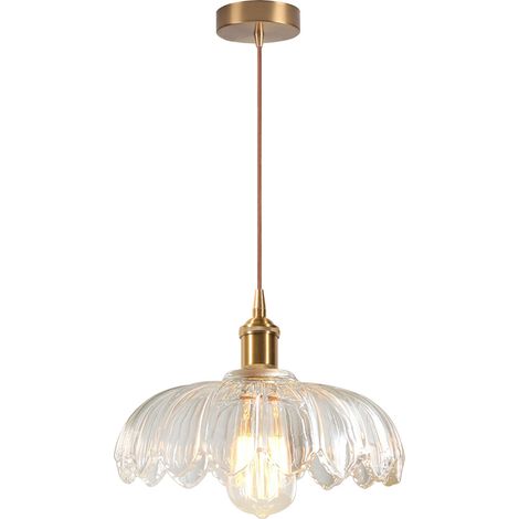 Lámpara Colgante De Vidrio Lámpara De Techo Interior Vintage Plafones Retro Lámpara Colgante Moderna Para Dormitorio Pasillo