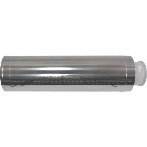 Vaillant Rallonge DN 300/200 1,0 m inox pour système d'évacuation façade DN 200, 0020095580