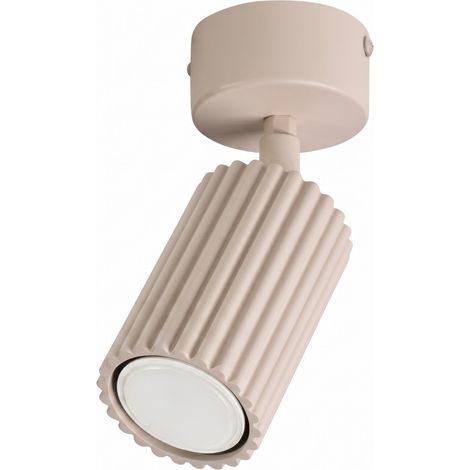 Deckenleuchten KARBON taupe 1xGU10 7cm Aluminium Sollux (1/5)