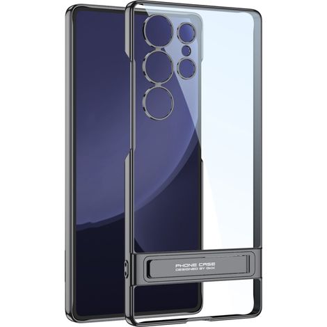 Étui pour Samsung Galaxy S25 Ultra, GKK, rigide avec support, noir (1/5)