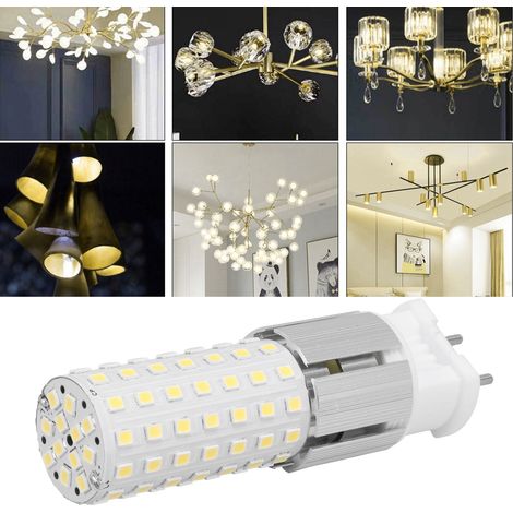 Ampoule LED G12 96 LED 15 W 1500 lm pour lustre ou applique murale, 85-265 V, 3000 K, blanc chaud (1/5)