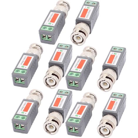 5 paires 1 canal passif émetteur HD vidéo Balun émetteur-récepteur adaptateur BNC 2000 pieds (1/4)