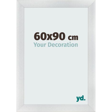 yd. - Cadre photo 60x90 - Argent Mat - MDF - Pisa (1/5)