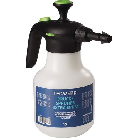 TECWERK Drucksprüher Extra EPDM 1,5l EPDM-Dichtung,beschichtete Feder TECWERK
