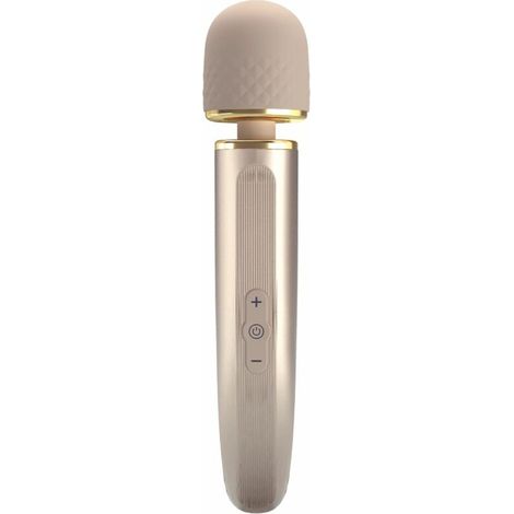 Masajeador de silicona con 7 modos y 5 velocidades, Pretty Love Interesting Massager Gold (1/5)