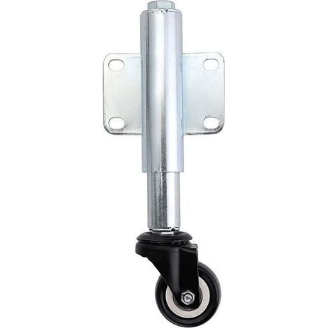 Roue de support pour portail coulissant ou battant, roulette suspendue 40 kg, idéale pour porte de jardin en bois et clôture de patio (1/4)