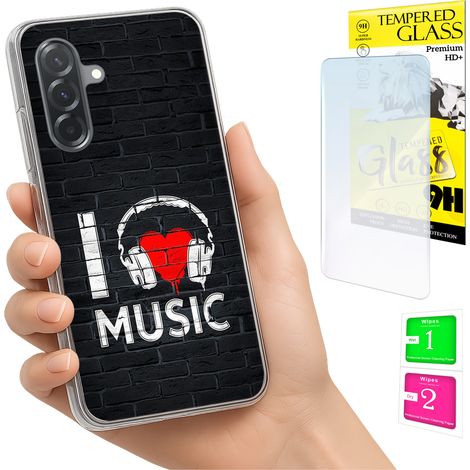 Custodia per Samsung Galaxy A36 / A56, cover fotografica, cover posteriore + vetro 9H (1/5)
