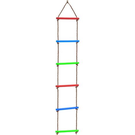 Balançoire trapézoïdale multifonction, trapèze avec anneaux en plastique, trapèze multifonction en bois pour enfant, anneaux trapèze pour l'extérieur, balançoire trapèze avec anneaux TONCHEAN (1/4)
