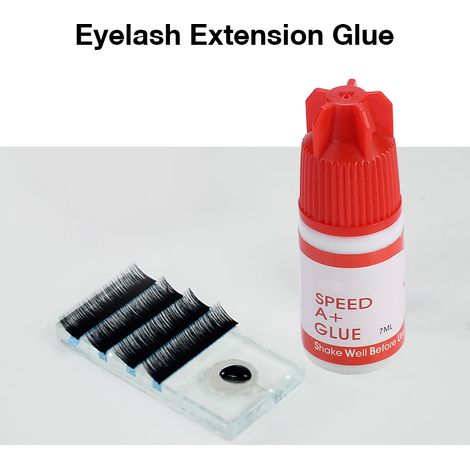 Colle professionnelle pour extensions de faux cils noirs, outil de maquillage n° 2 (1/5)