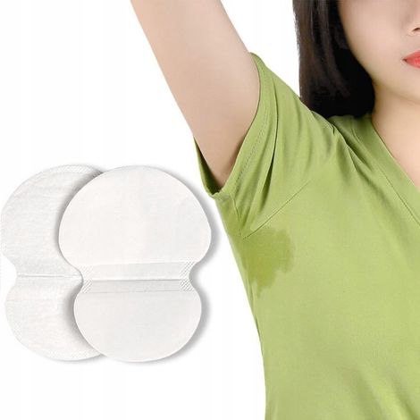 Almohadillas antitranspirantes para axilas, 50 unidades