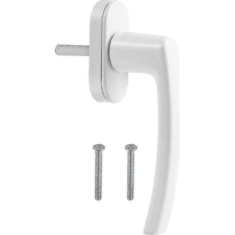 Poignée de porte PVC blanche durable pour prise en main facile (1/5)