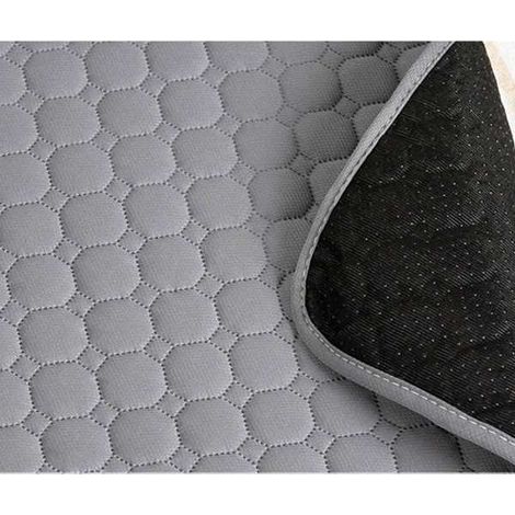 1 pièce. Dimensions : 50 x 70 cm. Couleur : Gris. Matière : TPU, coton et tissu. Tapis d’apprentissage réutilisable pour chien.