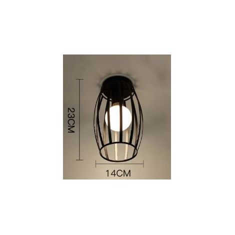 Applique géométrique en fer forgé pour salon, cuisine, grenier, salle à manger, café (ampoule non incluse) Sandia White Light E27 (1/5)