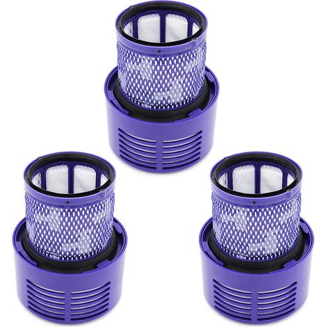 3er-Pack Ersatzfilter für Dyson V10 Series V10 Absolute, Animal, Total Clean, Motörhead, SV12 Saugroboter, Ersetzen DY-969082-01 (1/5)