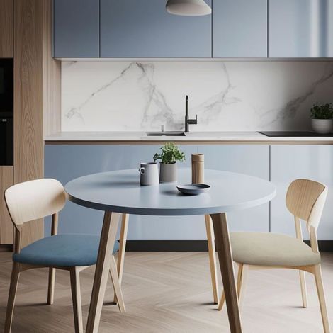 Ensemble De 2 Housses De Siège De Chaise Bleu Sarcelle[F370] (1/5)