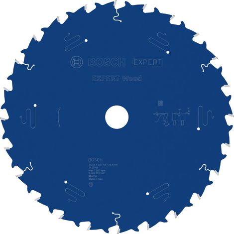Bosch EXPERT Wood Kreissägeblatt 254x25,4 mm Z24 - 2608902240 (1/5)