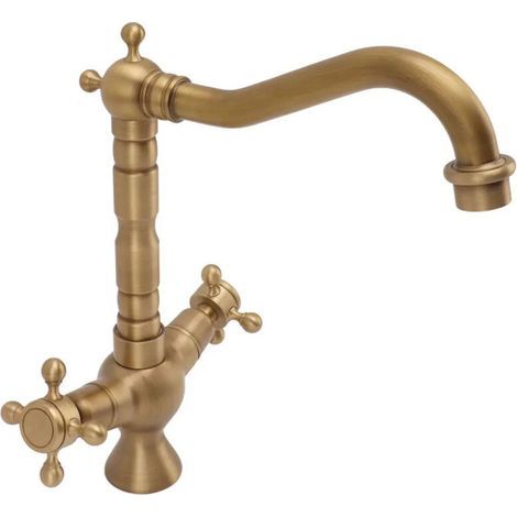Nouveau robinet de salle de bain rtro de style europen avec double u (1/5)