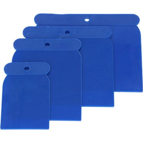 SPATOLA IN PLASTICA 4 PEZZI PER APPLICAZIONE STUCCO (1/3)