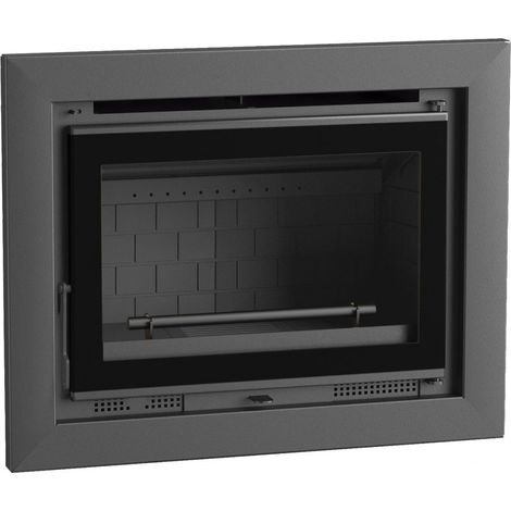 Insertable de Leña de 80 cm con Turbinas FM Modelo IT-180 Interior en Fundición con Cristal Serigrafiado. (1/3)