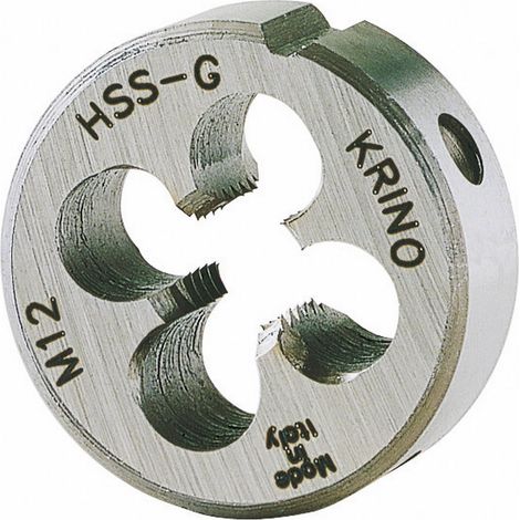 1PZ FILIERA TONDA HSS MM. 8 X 1,25-DIAMETRO 25MM (1/2)