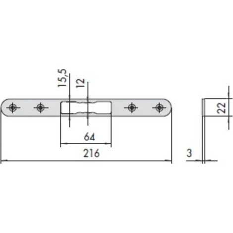 CONTROPIASTRA CISA 06323-01-0