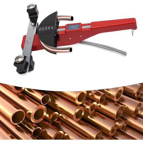 Cintreuse manuelle à cliquet 6–22 mm – 7 matrices – outil compact de cintrage 90° pour plomberie (1/5)
