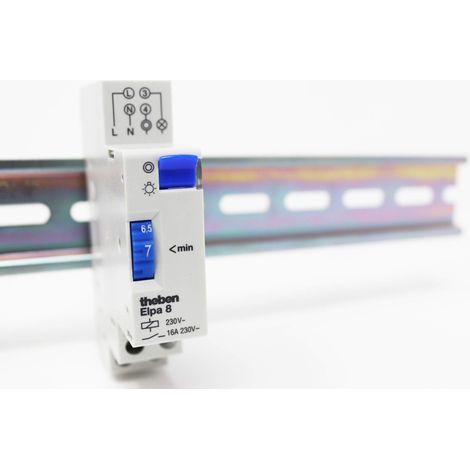 Theben ELPA 8 temporizzatore bianco per illuminazione scala (1/5)