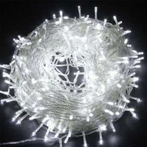 Guirlande lumineuse - LED - 10M - Blanc froid - Décoration de Noël - Intérieur (1/3)