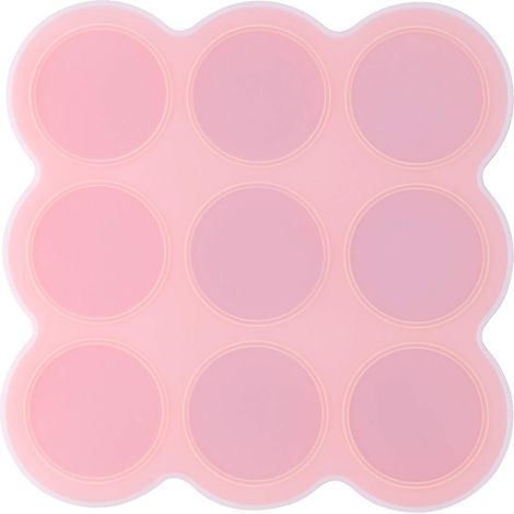 Boîte De Rangement Pour Aliments Bébé - En Silicone Alimentaire - 9 Compartiments - Couvercle En Silicone Inclus - Sans BPA (1/5)