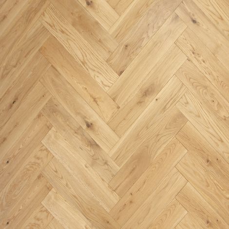 Parquet Massif Chêne Bâton Rompu - Ambassadeur- Naturel- Verni- larg. 9 cm