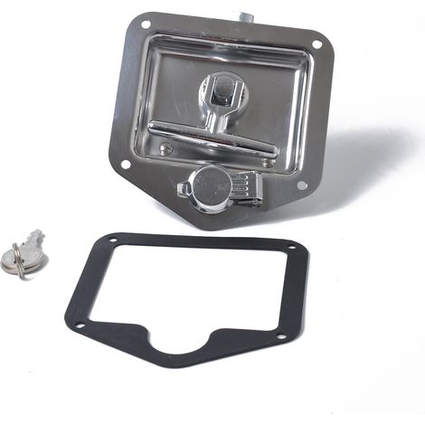 Serrure De Porte - Acier Inoxydable - Pour Remorque Caravane Camion Motorhome - Étanche Avec Joint Caoutchouc - 1 Pièce (1/5)