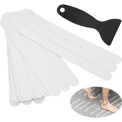 Jiajia AI, Lot de 30 Autocollants antidérapants pour Baignoire Autocollants pour jardin, terrasse et extérieur (1/4)