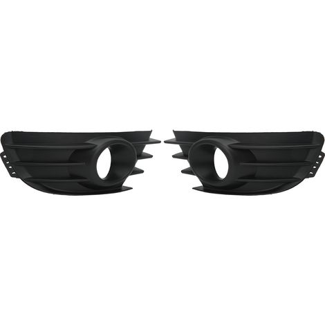 SJLERST 1 Paire de Couvercles de Calandre Antibrouillard, Calandre de Pare-chocs Avant Antibrouillard Noir pour Citroen C4 2004‑2008