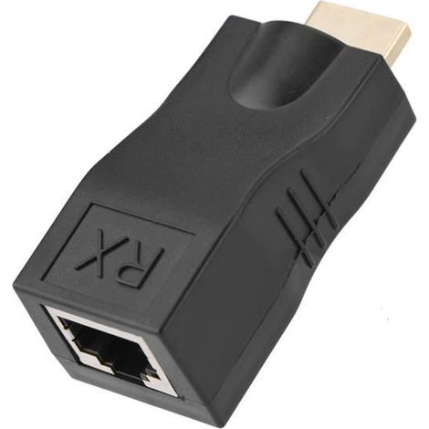 Extendeur HDMI - Non spécifié - 30m - 2X HDMI - Répéteur - Câble RJ45 CAT6 (1/3)