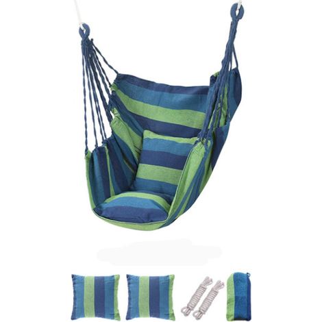 Hamac Extérieur Haut de Gamme - Hamac sur Pied Léger, Jardin et Balcon - Accessoire de Camping Idéal pour Vacances, Sieste et Détente(sans Coussin)