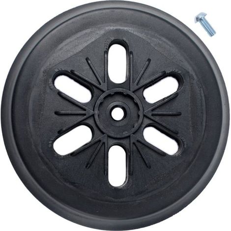 HOXILEELEOPatin de ponçage Compatible avec Bosch Gex 150 AC, PEX 15 AE, GEX 150 Turbo ponceuse orbitale Ø 150 mm avec vis (1/5)