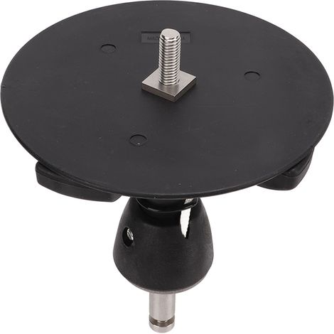 Support de mât de windsurf, joint de tendon, base de pied de mât 360° universelle, noir, pour sports nautiques extérieurs (1/5)