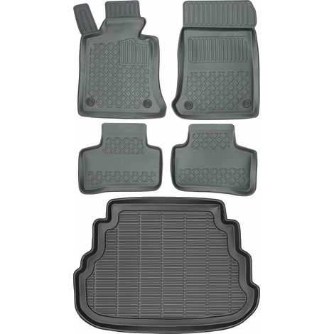 Set di tappetini per auto e tappetino per bagagliaio per Mercedes GLK X204 SUV dal 2009 al 2015. (1/5)