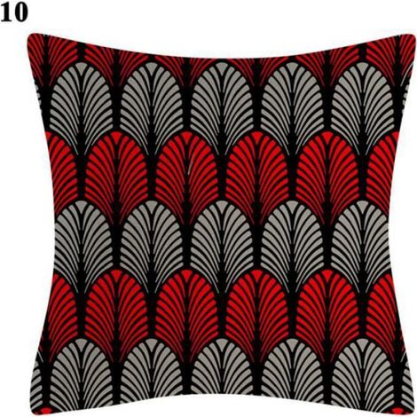 TAIE OREILLER Taie doreiller Etui invisible Fermeture à glissière invisible Rides sans taille Utile Sofa style-101 (1/2)