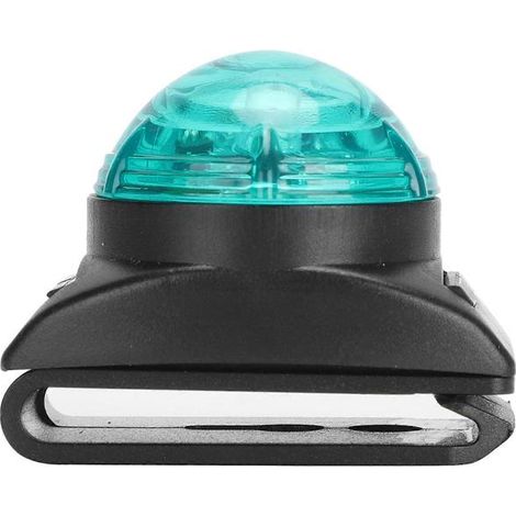 Lampe suspendue LED pour animaux de compagnie, étanche, lumineuse et brillante, lampe de sécurité nocturne à clipser sur le collier, accessoires pour chiens (lumière verte) (1/4)