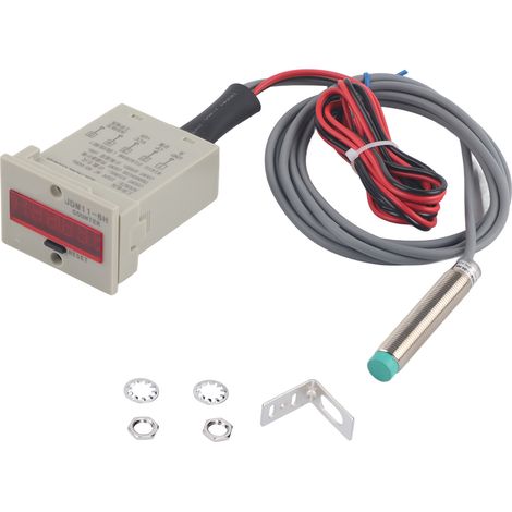 BERM Digitaler elektronischer Zähler für Metallgegenstände, Induktionskontaktfeld, Rückstellfunktion, Modell JDM11-6HAC220V