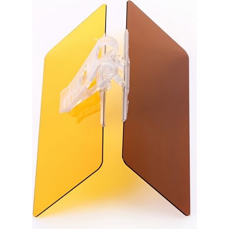 Miroir anti-éblouissant pour voiture, lunettes de soleil double fonction jour-nuit, pare-soleil automobile (1/5)