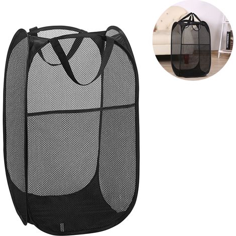 Les paniers à linge pliables, les paniers de rangement pour le linge, les paniers de rangement, les seaux et les paniers de rangement ronds conviennent à l'organisation de la maison et aux chambres d' (1/5)