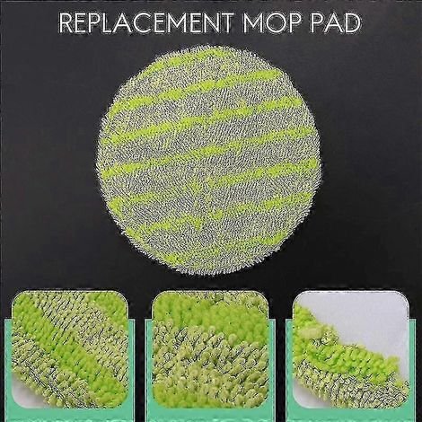 AURA Lot de 10 lingettes de rechange pour balai électrique rotatif sans fil - JA (1/5)