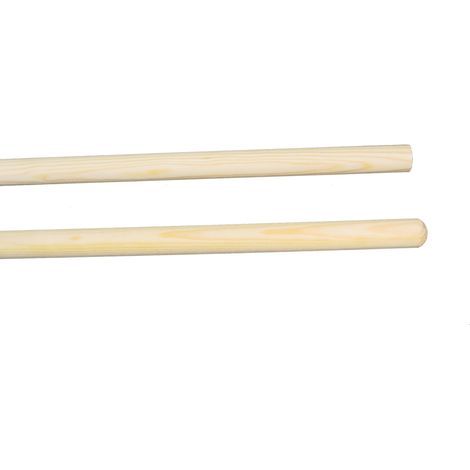 Topcar – Manche brut 1.30m 60140 – Diamètre 24mm – Bois des Landes – Pour travaux en extérieur – Développement durable PEFC